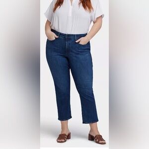 NYDJ Marilyn ankle blue denim jeans size 24W